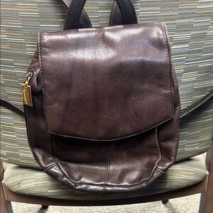 Tignanello Brown Leather womens’s Backpack